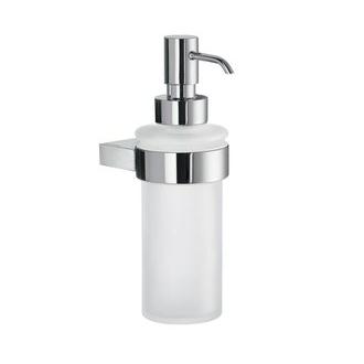 Smedbo AK369 Wall Mounted Glass Soap Dispenser from the Air Collection